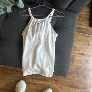 Athleta white tank top size small